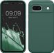 kwmobile telefoonhoesje geschikt voor Google Pixel 8a - Hoesje met siliconen coating - Smartphone case in dennengroen