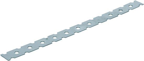 GB lijmkoppelstrip - 300 x 22 x 0.6 mm - RVS