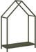 vidaXL - Brandhoutrek - 60x25x90 cm - Koudgewalst Staal - Olijfgroen