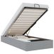 VidaXL Bedframe 140x200 cm Stof Lichtgrijs