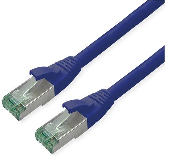 ROLINE Recycled Material 21.45.3242 netwerkkabel Blauw 2 m Cat6a S/FTP (S-STP)