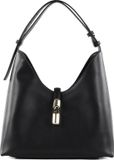 FURLA Leren Schoudertas Goccia Hobo Bag Nero Zwart