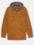 Dickies Fleece Hooded Duck Shirt Jack Relaxed DK0A4XTI Brown Duck-XXL