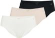 Joop! Dames hipster slip 3 pack Sensation zwart / crème / beige