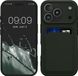 kwmobile hoesje geschikt voor iPhone 17 Pro - Hoesje met pasjeshouder - TPU case in donkergroen