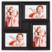 Zep - Multi Fotolijst Malaga Zwart voor foto formaat 4x 10x15 - H032B
