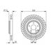 Bosch Lot De 2 Disques De Frein 0 986 479 334 Mercedes-benz 220 421 18 12