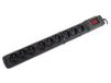 ARMAC M9/15/CZ Armac Listwa Zasilająca MULTI M9 (9 GNIAZD) 1.5M czarna