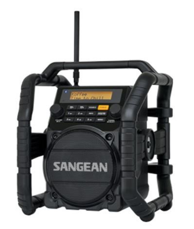 Sangean U-5 DBT Werkplek Radio - DAB+, FM, Bluetooth, USB, AUX - Zwart