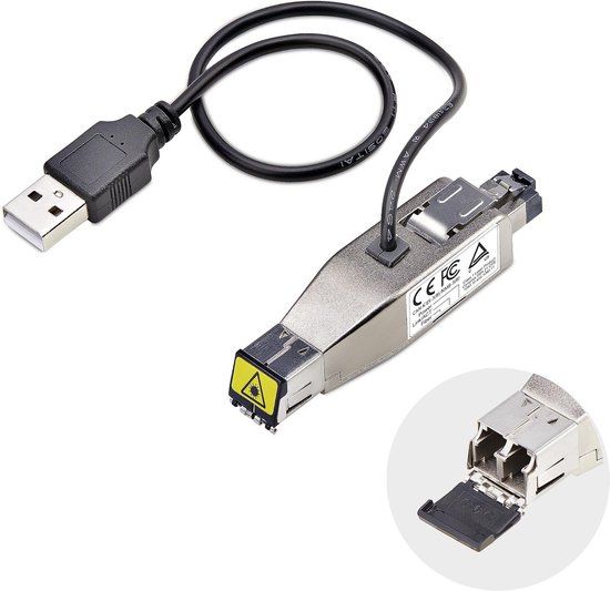 StarTech.com Gigabit Glasvezel naar RJ45 Ethernet Media Converter Dongle