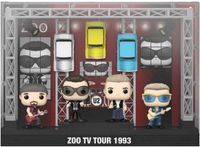 Funko U2 POP! Moments DLX 4-Pack Zoo TV 1993 Tour 9 cm Verzamelfiguur