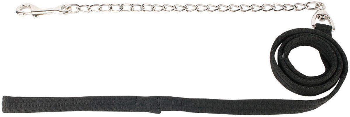 Harry's Horse Halsterlijn met ketting zwart