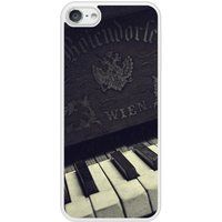 Apple Bedrukt siliconen hoesje compatibel met iPod Touch 5, Apple iPod Touch 6 Old piano