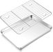 Azomor® Plaque de cuisson en acier inoxydable avec grille de refroidissement