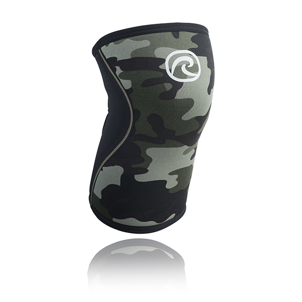 Rehband RX Kniebrace - 7 mm - Zwart/Camo - M