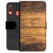 Samsung Étui Portefeuille Premium Samsung Galaxy A20e - Bois
