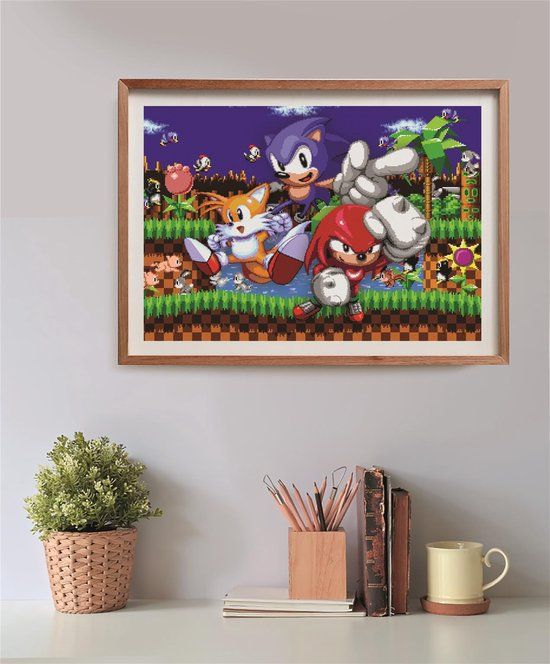 Clementoni Sonic 64 Bit Legpuzzel 500 Stukjes