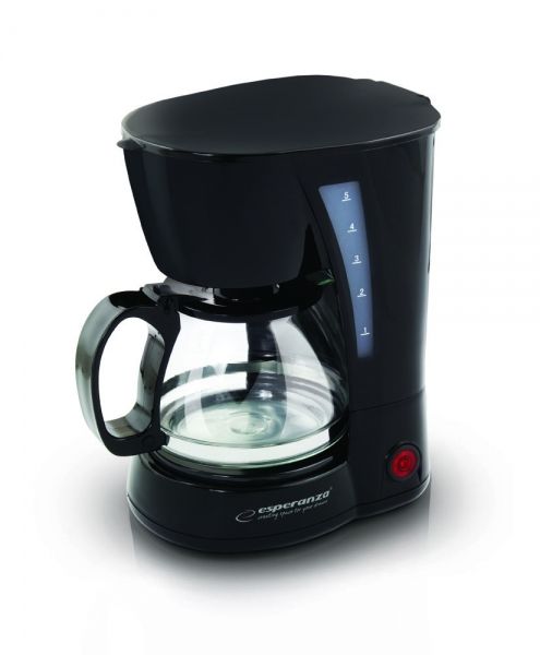 Esperanza EKC006 Filterkoffiezetapparaat - Zwart - 0.6L