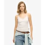Superdry Essential camitopje met kanten boord Dames Vesten