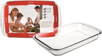 Ibili Plat rectangulaire en verre 30x18 cm