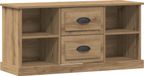 vidaXL TV-kast, 99,5 x 35,5 x 48 cm, artisan eikenhout, houtvezel