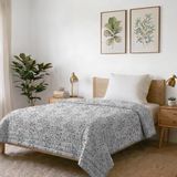 Zomer Flor Zomer quilt "FANTASY" bedrukt, 170x270cm