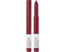 Maybelline SuperStay Ink Crayon Lipstick - 50 Own Your Empire - Rood - Matte Lippenstift - 14 gr.