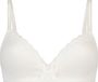 Hunkemöller Dames Lingerie Voorgevormde bh zonder beugel Lola - Wit - maat D80