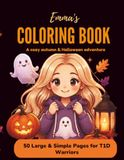 Emma's Bold & Easy Autumn & Halloween Coloring Book: 50 Large & Simple Pages for T1D Warriors