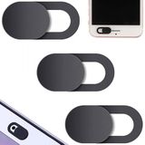 PARENCE. - Set van 3 Schuifbare Camera Covers/Privacy Filter - Universeel/Laptops/Tablets/Smartphones - Zwarte Cover