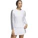 adidas Ultimate365 Twistknit T-shirt, lange mouw, wit