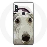Maniacase Etui voor Xiaomi Redmi Note 5 AI Dual Camera Greyhound Hondenras