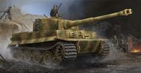 Trumpeter Modelbouwpakket Militaire voertuigen - 09540 Pz.Kpfw.VI Ausf.E Sd.Kfz.181 Tiger I (Late Prod.) w/Zimmerit Plastic - 1:35