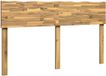 vidaXL - Live - Edge - Hoofdbord - ROSTOCK - Blanc - 150 cm - Acacia Massif