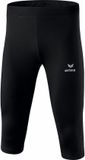 Erima Performance 3/4 Running Broek Kinderen - Zwart | Maat: 140