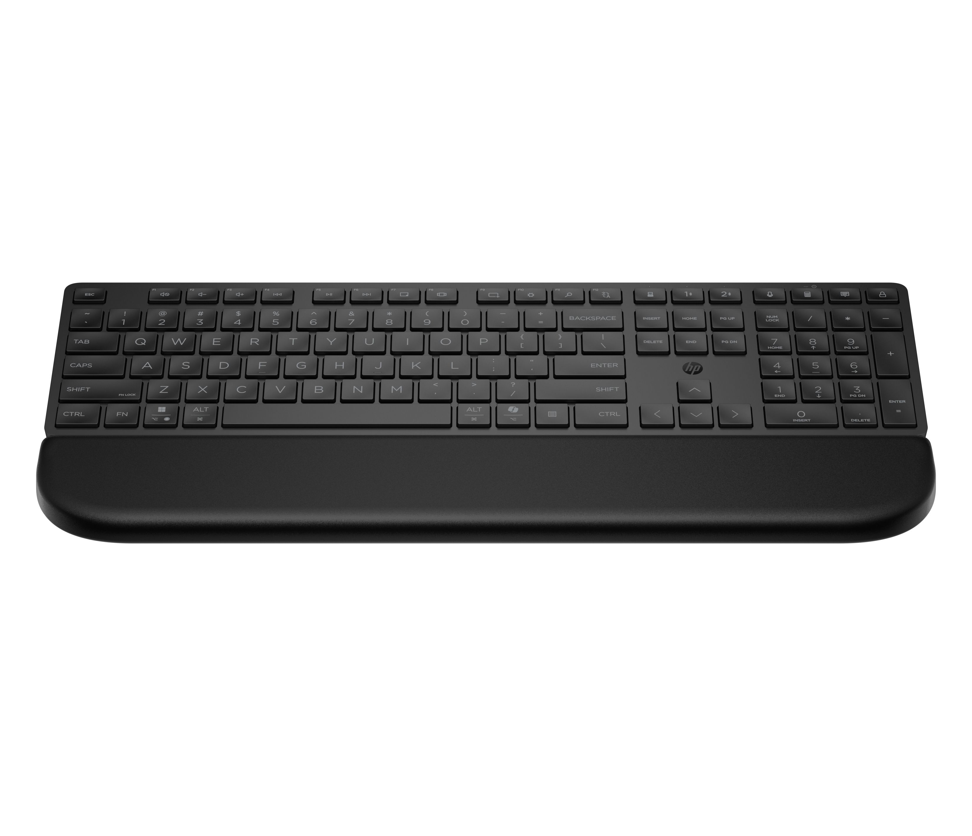 HP 580K Multi-Device Dual-Mode Toetsenbord met polssteun QWERTY Zwart