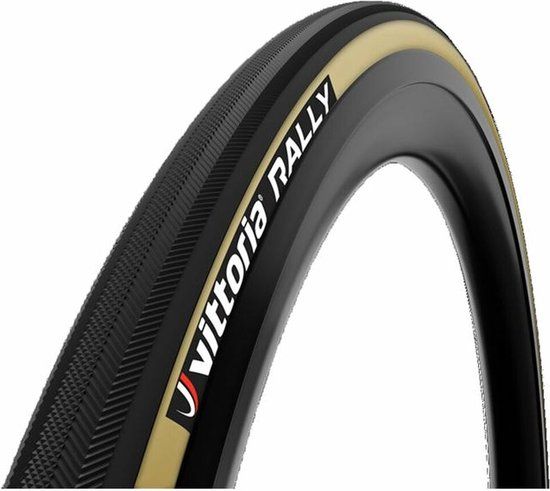 Vittoria Shimano Vittoria Rally Tubular 700C X 21 Road Tyre Cream / Black