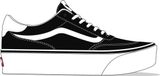 Vans Brooklyn LS Platform Suede/Canvas Black/White Unisex Sneakers