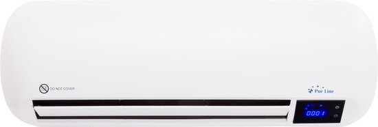 Purline HOTI M70 Keramische wandkachel 1000W / 2000W met timer en afstandsbediening