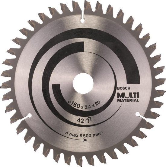 Bosch - Cirkelzaagblad Multi Material - 160 x 20/16 x 2,4 mm - 42 tanden