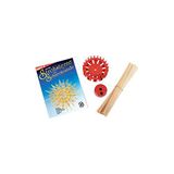 GLOREX stro-complete set met boekje 2 incl. legvormen en splijter, meerkleurig, 21 x 14,5 x 3 cm