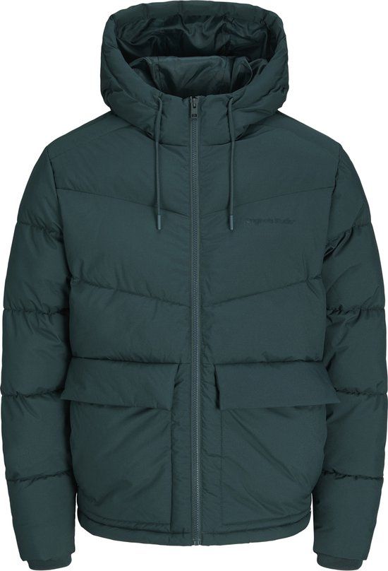 Jack & Jones Jorvesterbro Puffer Jacket - Green - Men's Size L