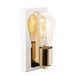 WELL HOME MOBILIARIO & DECORACIÓN Applique murale, fer, blanc, 9 x 10 x 21, douille 3 x E 27 max 40 W