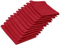 Calitex Arc en Ciel Serviettes, 12 stuks, 44 x 44 cm, katoen, Bourgogne