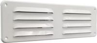 Gavo schoepenrooster 300x90mm - 1-3009W - buitenrooster - aluminium - wit