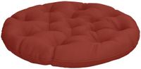 vidaXL Hangstoel Kussen VIANEN 100% Polyester Rood Ø 80 x 12 cm