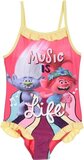 Trolls Badpak - Fuchsia - Maat 116 - Meisjes