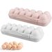 Ibenzoa® Boîte de rangement pratique pour œufs, set de 2 avec couvercle et 12 compartiments pour réfrigérateur et pique-nique