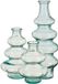 Mica Decorations Vaas Sira - 3x - glas transparant - 3 maten - vaas - sierlijk model