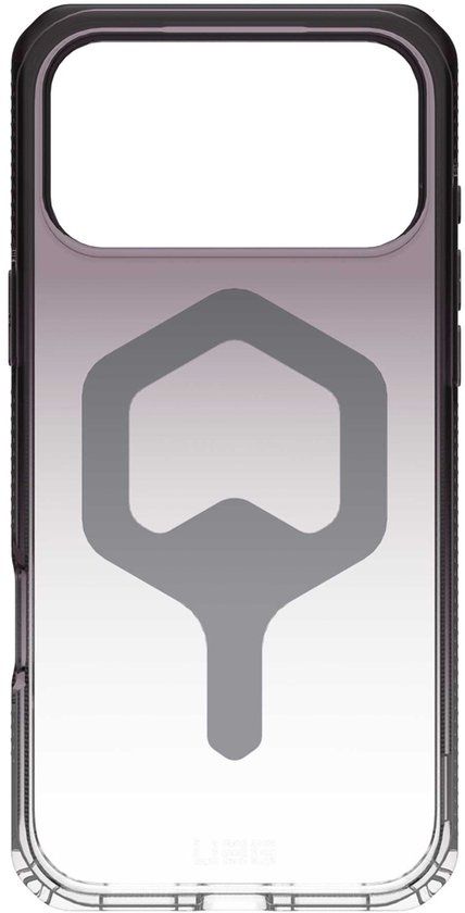 Urban Armor Gear Plyo Backcover MagSafe voor Apple iPhone 17 Pro Max - Black Clear Ombre